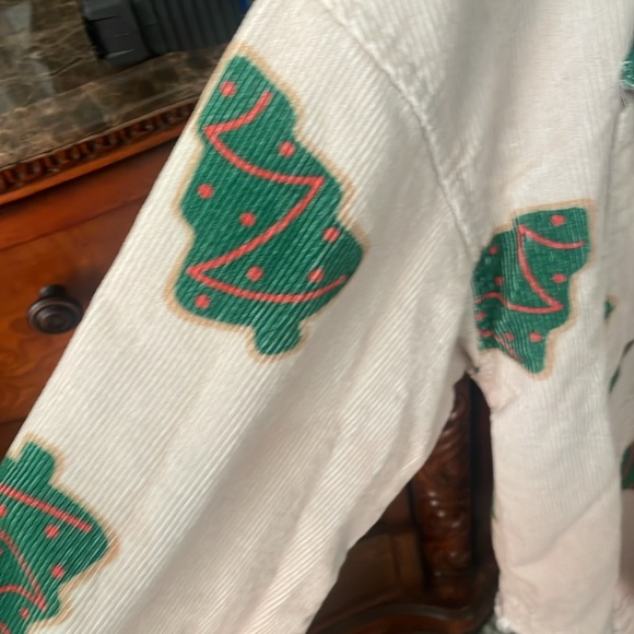 🎄Christmas 🎄tree corduroy jacket! - Picture 4 of 4